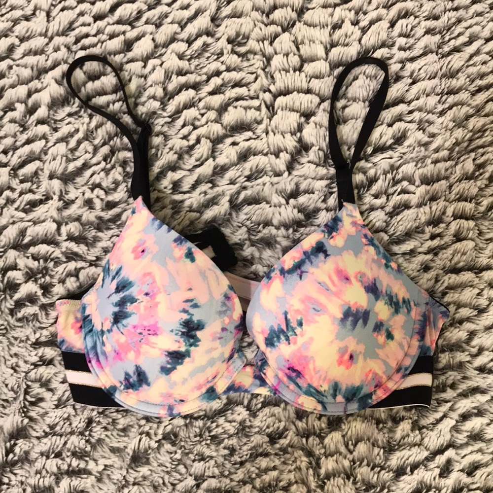 PINK Tie-Dye Bra